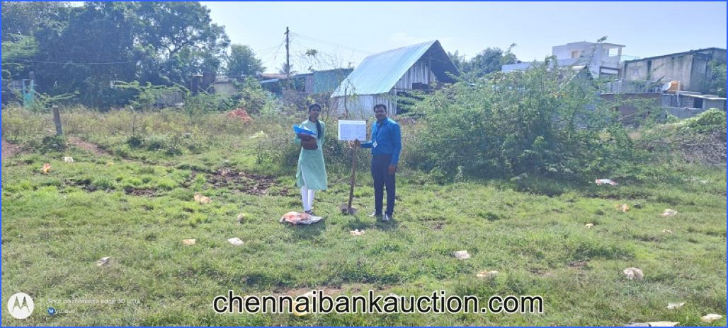 Bank Auction Vacant Land sale in Ponneri