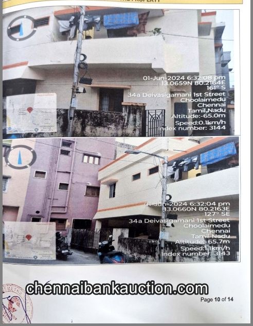 Bank Auction Flat Sale in Arumbakkam