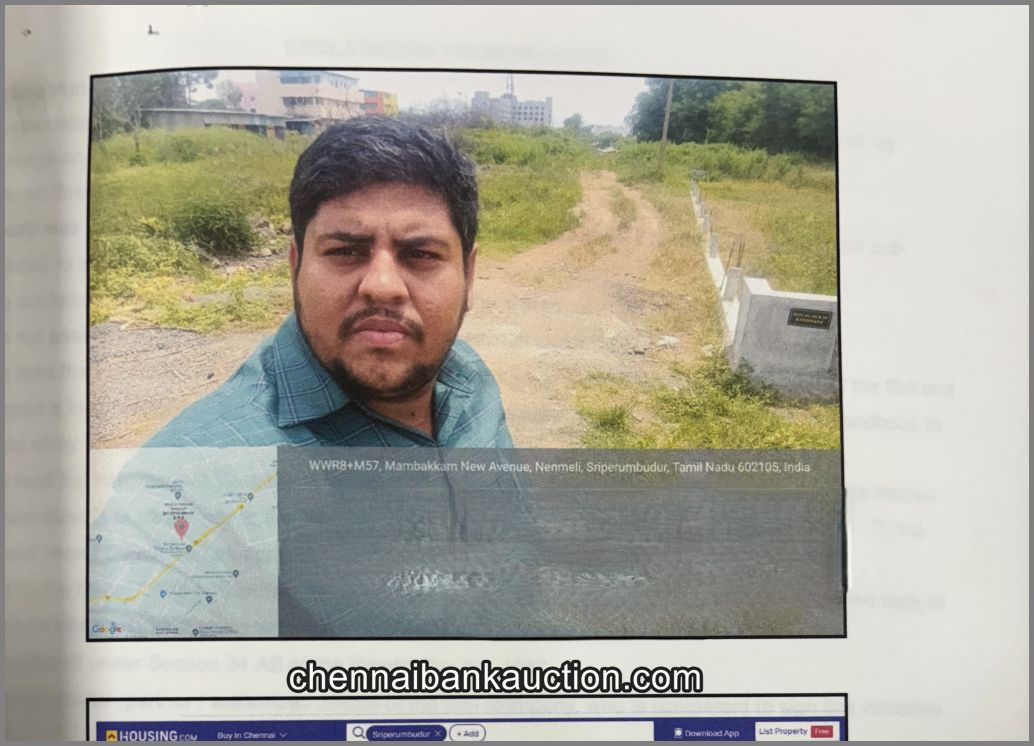 Bank Auction Land Sale in Mambakkam
