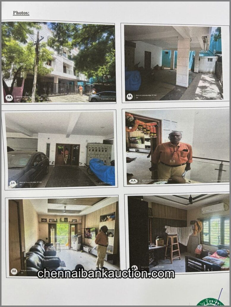 Bank e-Auction Flat sale in Korattur