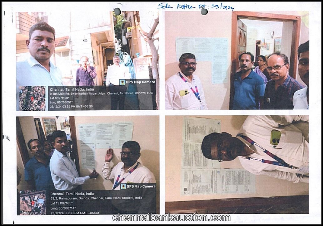 Bank Auction Flat Sale in Kottivakkam