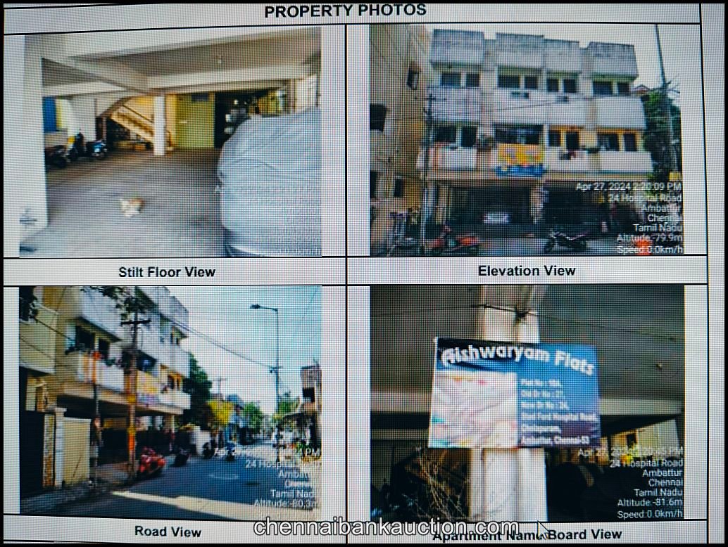 Auction Flat Sale in Ambattur