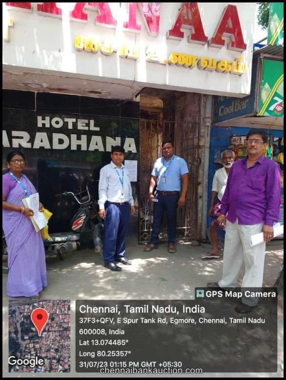 Bank Auction House Sale in Egmore