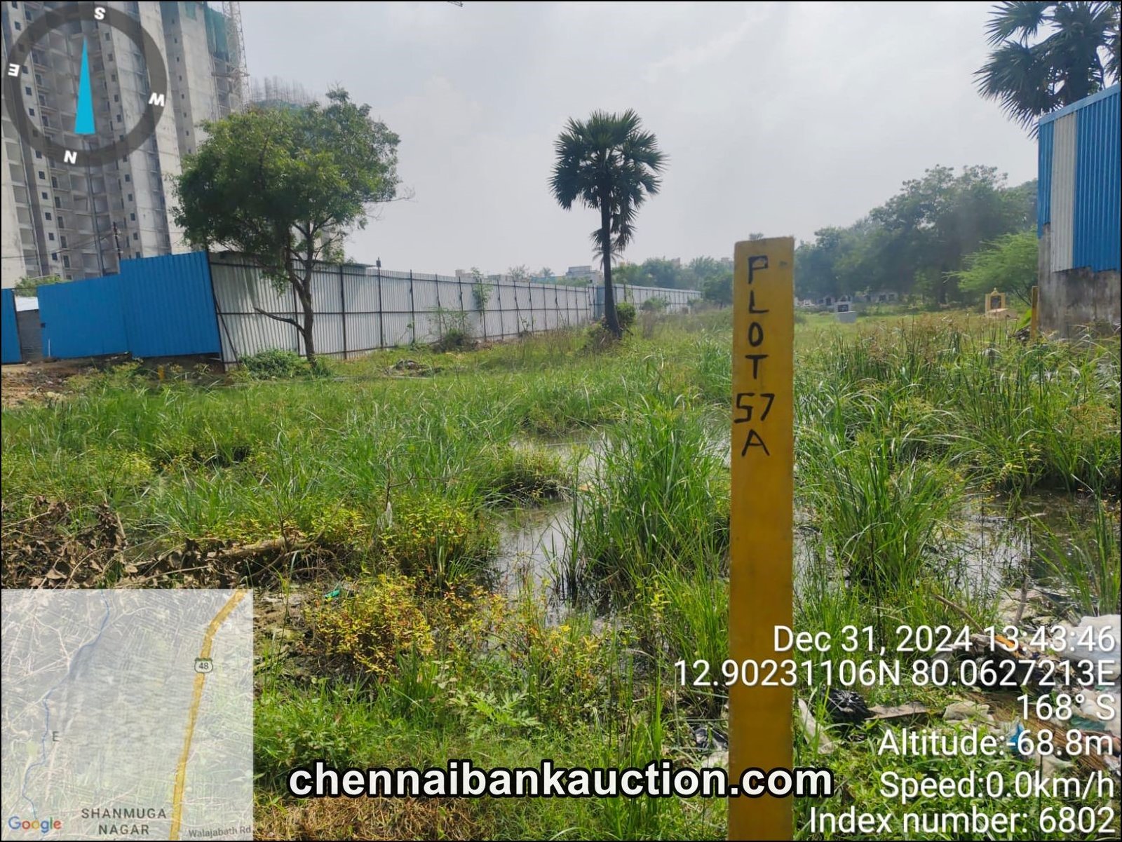 Bank e-Auction Land Sale in Mudichur