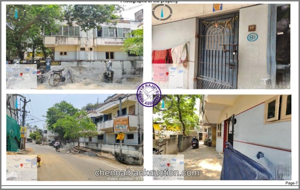 Bank Auction Flat Sale in Pammal