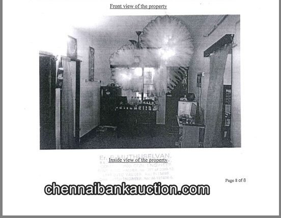 Bank Auction Flat Sale in Choolaimedu
