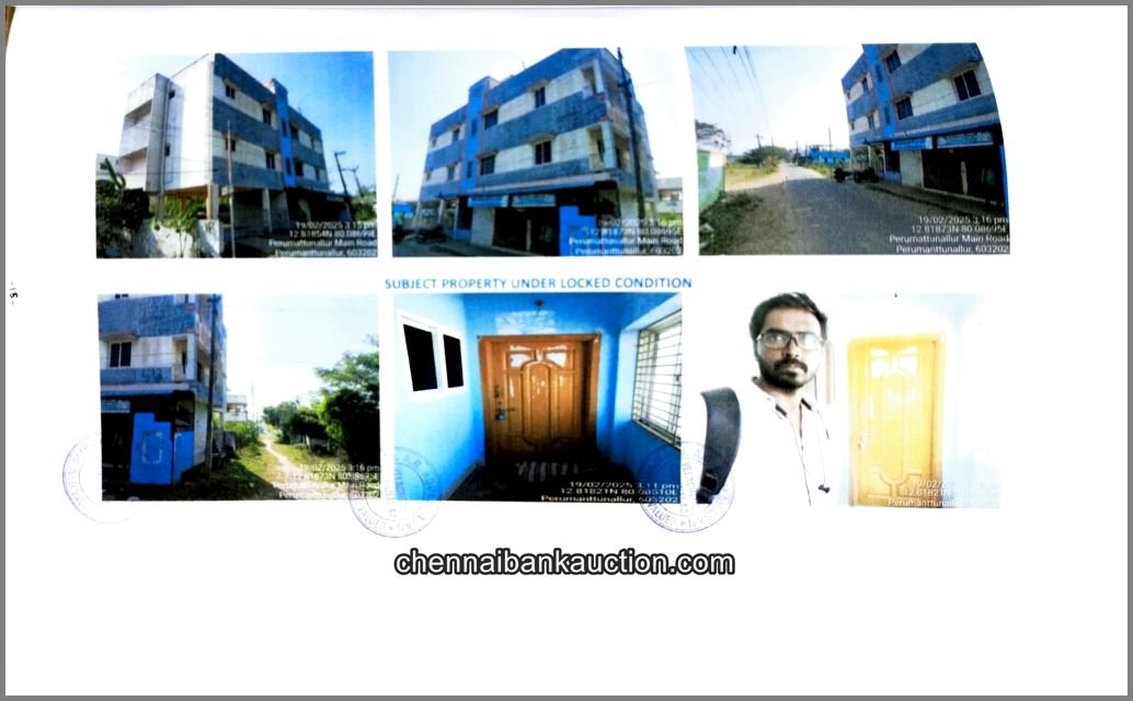 Bank Auction Flat Sale in Perumanttunallur