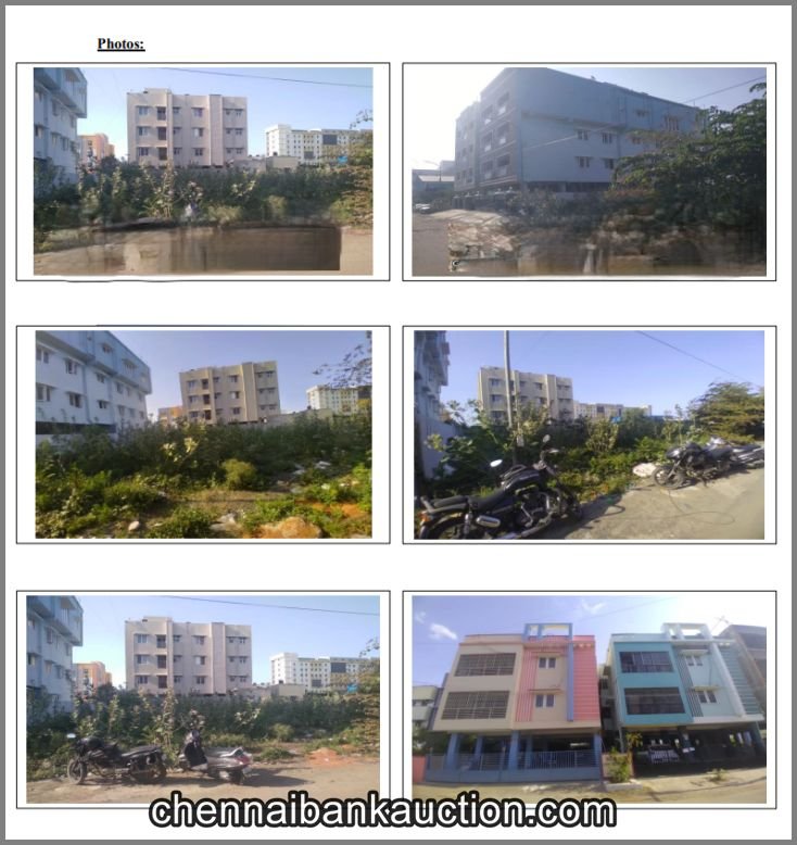 Bank Auction Vacant Land Sale in Madipakkam