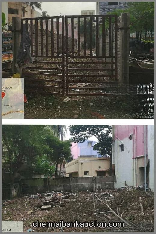 Bank Auction Vacant Land Sale in Virugambakkam