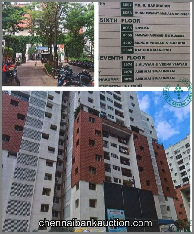 Bank e-Auction Flat Sale in Karambakkam