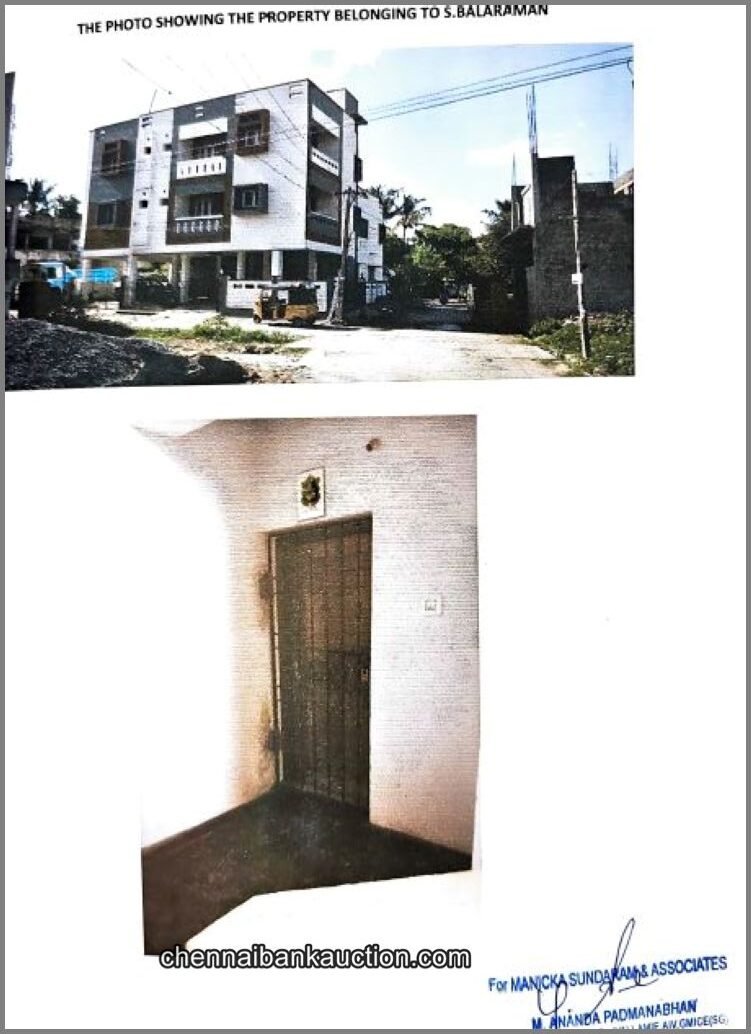 Bank Auction Flat Sale in Sriperumbudur
