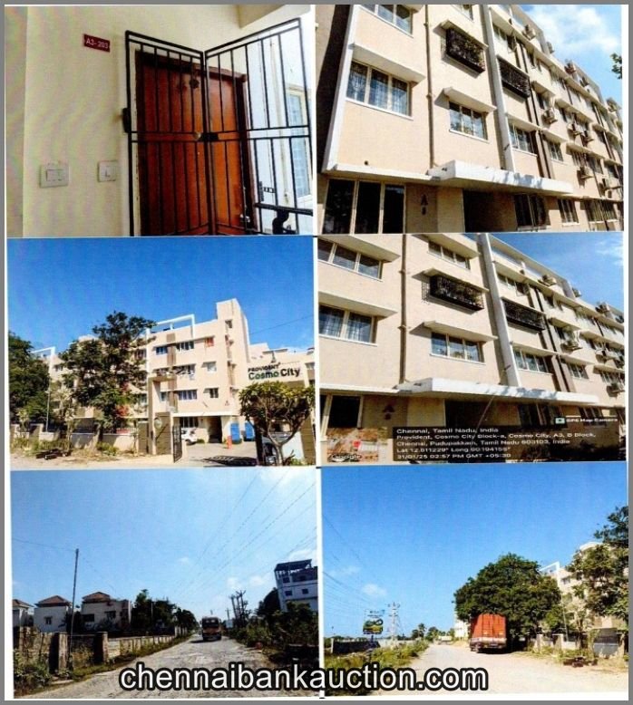 Bank Auction Flat Sale in Pudupakkam
