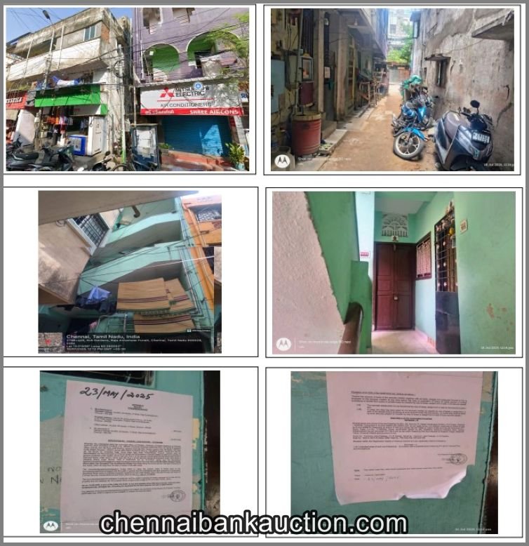 Bank Auction Flat Sale in Raja Annamalaipuram