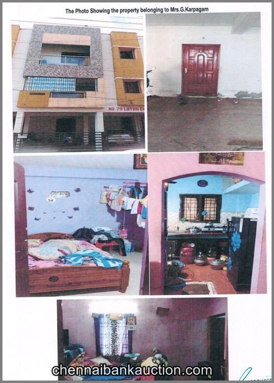 Bank e-Auction Flat Sale in Pallikaranai