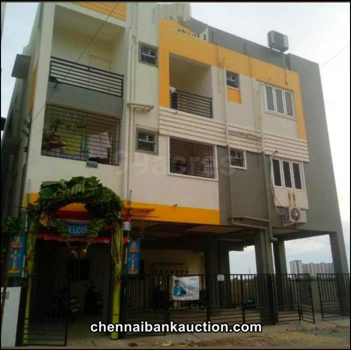 e-Auction Flat For Sale in Semmancherry