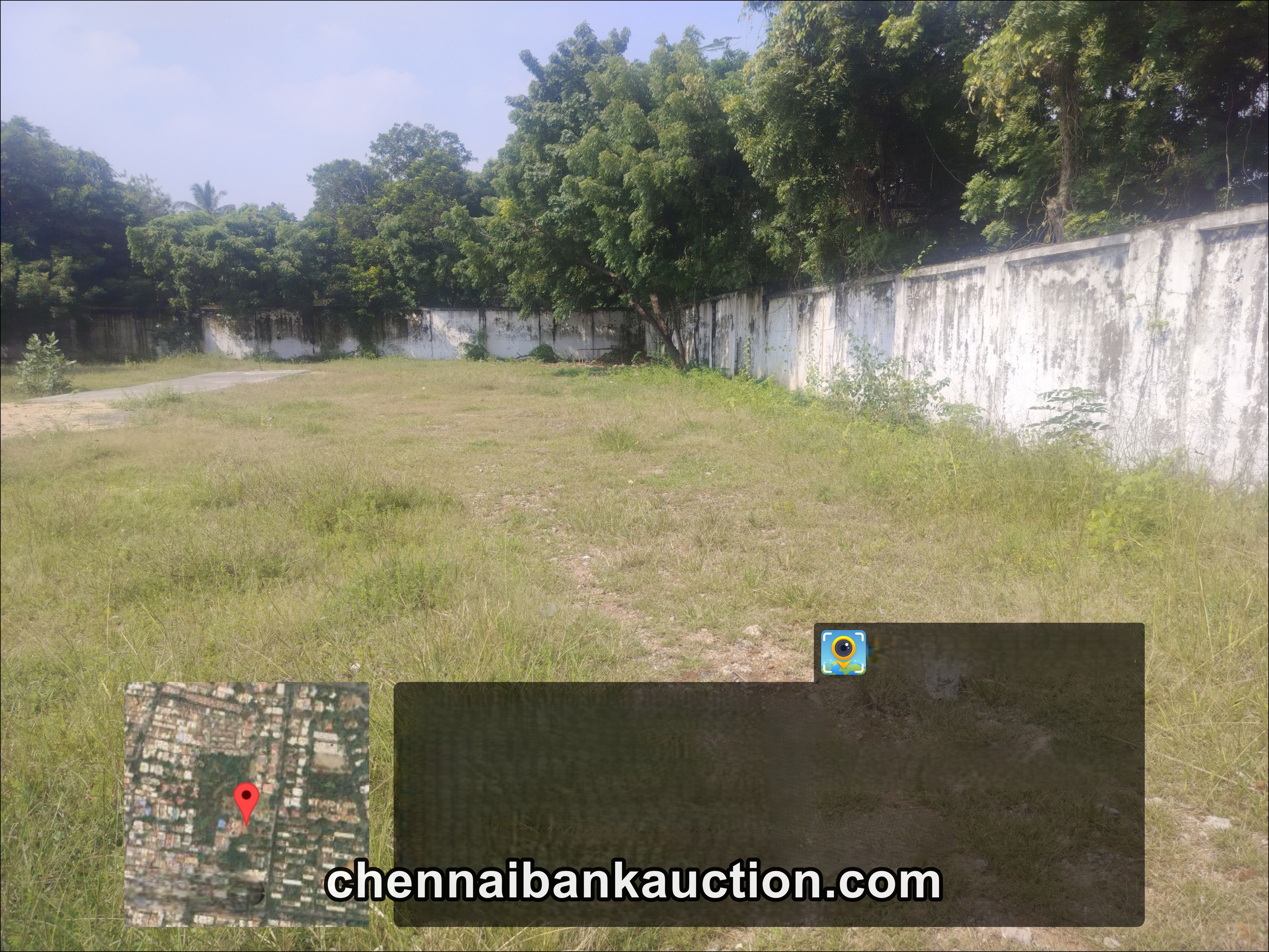 Bank Auction Vacant Land for Sale in Besant Nagar