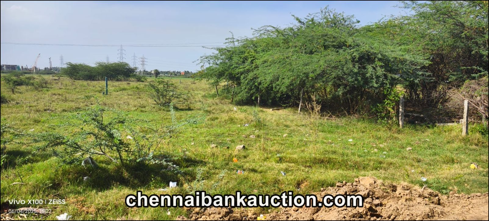Bank e-Auction Land Sale in Minjur