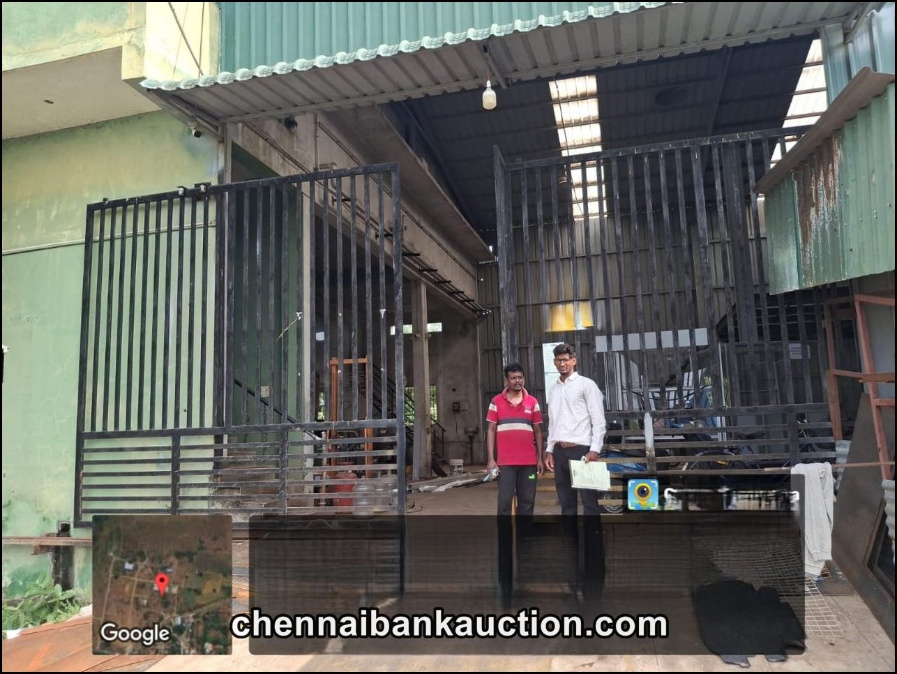 e-Auction Land with Building For Sale in Poonthandalam Village Sriperumbudur
