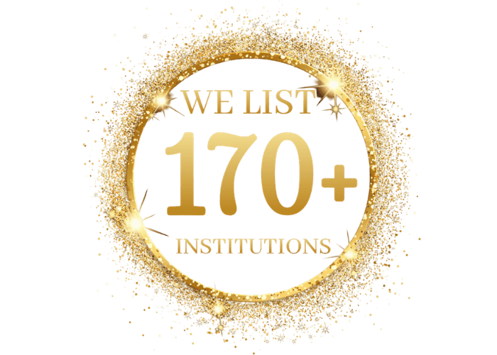 170+ institutions model