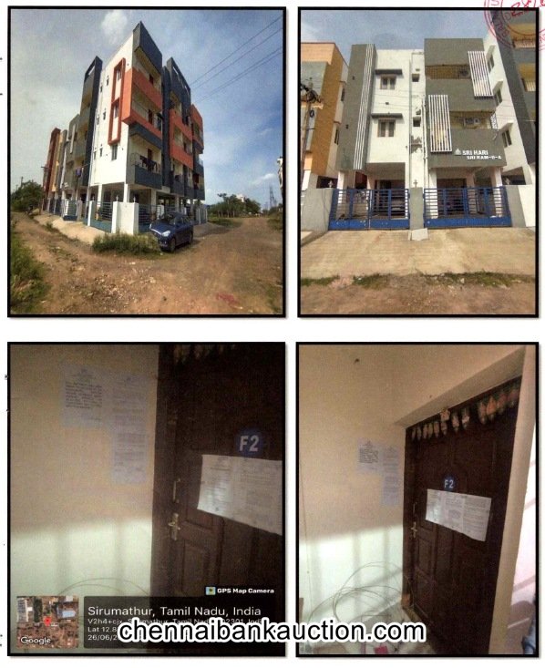 Bank Auction 990 Sq.ft Flat Sale in Salamangalam Kanchipuram District