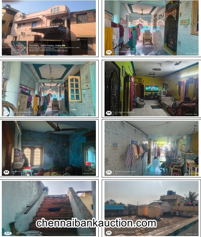 Bank Auction House & Site For Sale in Gummidipoondi Village, Gummidipoondi Taluk