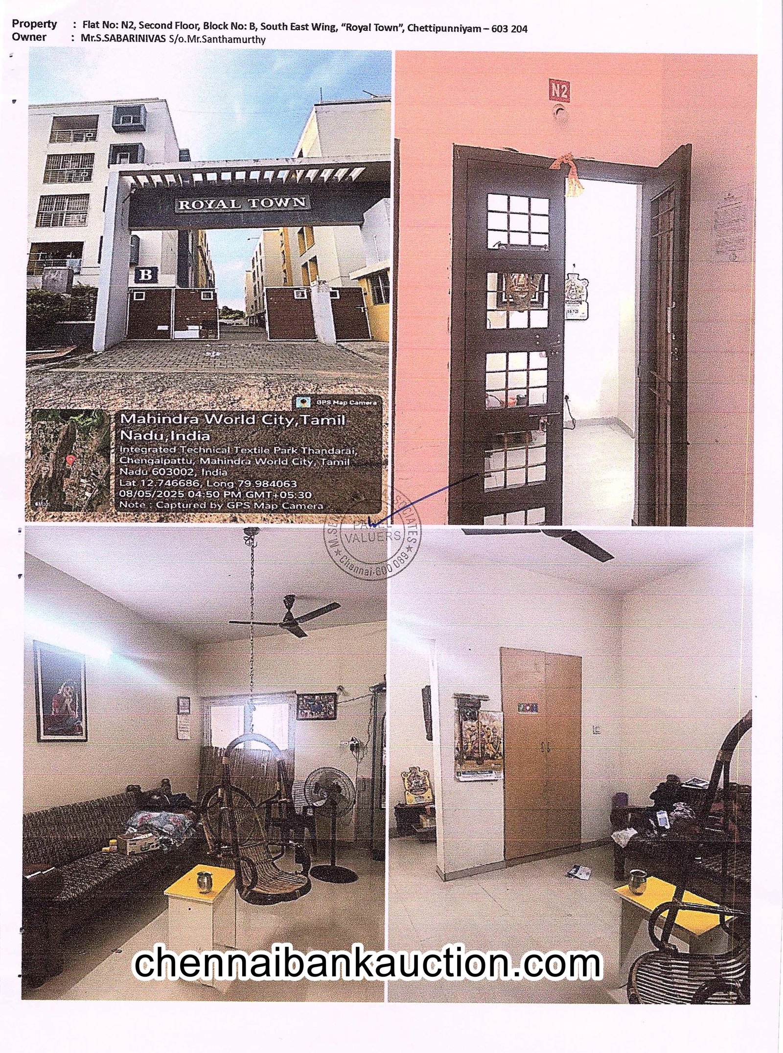 Bank e-Auction Flat For Sale in Chettipunniyam