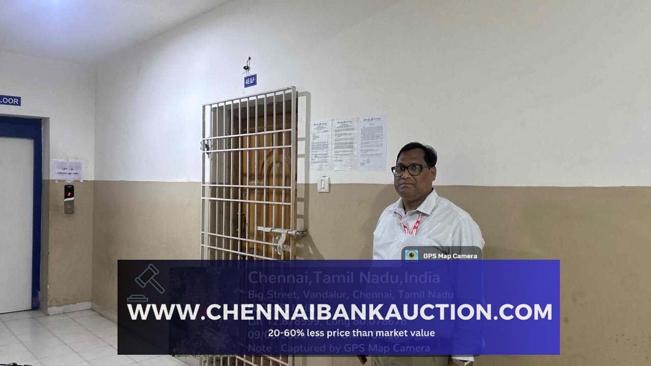 Bank Auction 1135 Sq.ft Flat Sale in Vandalur, Chengalpattu