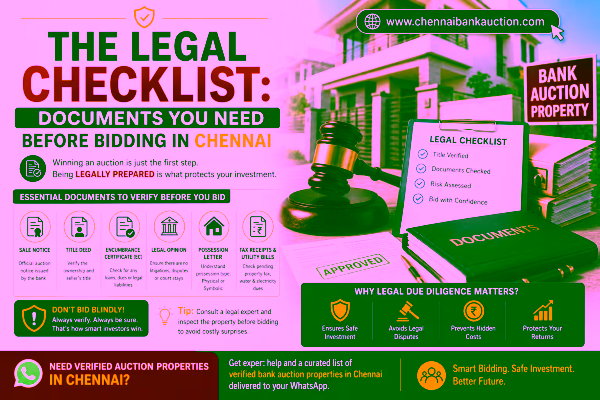 The Legal Checklist Documents You Need Before Bidding in Chennai